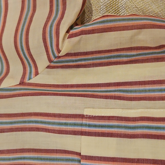 Vintage 70s Kings Road Shope Sears Comfort Short Sleeve Shirt XL Striped - Picture 8 of 9